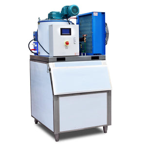 Output 300kg Flake scale chips Ice Machine,Ice Making Machine Air Cooling for Fishery