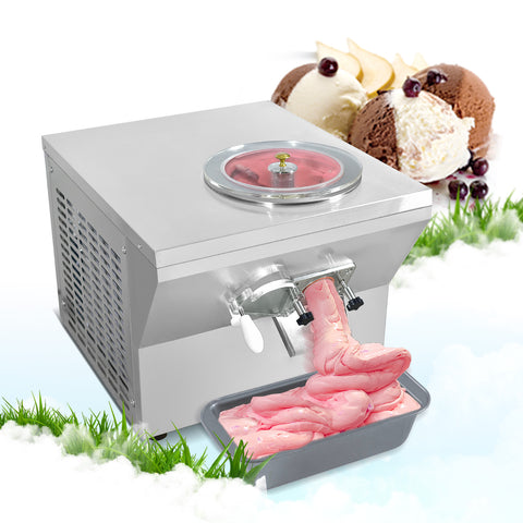 Countertop Gelato Hard Ice Cream Machine Italian Water Ice Cream Maker Machine 20 L/h vertical feeding and mixing