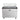 Cold stone black marble slab hard Ice Cream gelato Machine bench batch freezer iced salad bar frost top with 8 Refrigerated Buckets,Transparent Sneeze Guard - Kolice