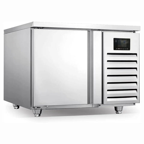 3 Trays Chest Flash Blast Chiller Freezer Dumpling Shock Batch Freezer Temperature for Hard Ice Cream Chicken Fish Dessert
