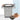 Cold stone black marble slab hard Ice Cream gelato Machine batch freezer iced salad bar frost top 6 Buckets and faucet,Transparent Sneeze Guard - Kolice