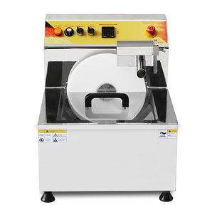 Chocolate Wheel Fountain Melting Tempering Machine, 1200W, 12.4L Capacity, 110V, Hot Chocolate Heater with Vibration, 8kg/Batch