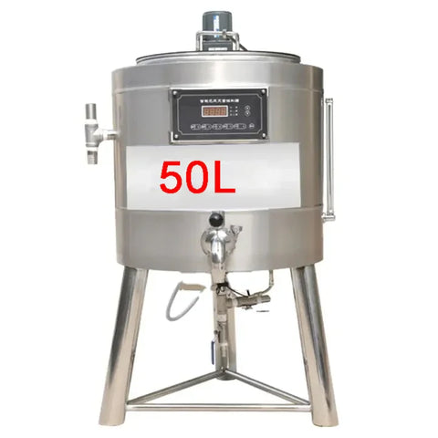 Kolice 50L Pasteurization Machine, 6000W 220V, Food Grade Stainless Steel 304, Microcomputer Control, for Milk Juice Beer Sauce