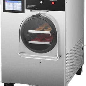 Vacuum Freezing Dryer Machine, Auto Food Dehydrator Lyophilizer, Dehydrator-Lowest Temperature: -40°F, 1500W, Compressor Included