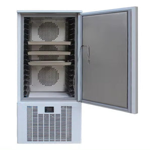 Commercial 15 plateaux Blast Chiller Congélateur Coffre Congélateur Blast Congélateur Dumpling Congélateur Lot Congélateur pour Crème Glacée Dure Poulet Poisson Dessert etc.
