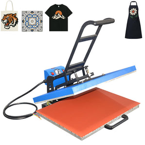 24x32 Inch Heat Press, 110V 6600W High Pressure Clamshell Heat Press Machine for Business, Large Professional Digital Control Heat Transfer Machine for Sublimation, Sliding Base Design