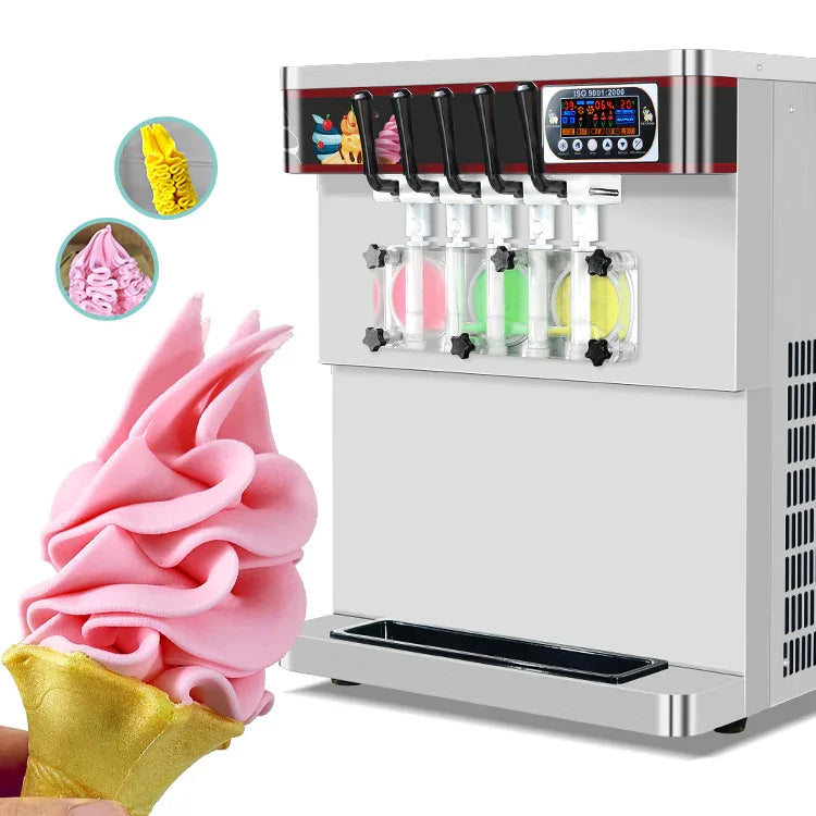 Kolice soft serve machine production and dispensing workflow