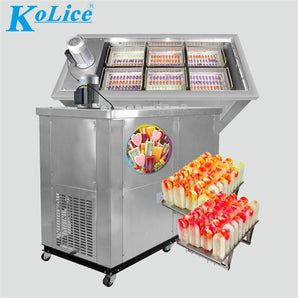 Heavy Duty 6 mold sets ice popsicle machine ice pops machine ice lolly making machine ice sticks machine snack foods and street foods equipment
