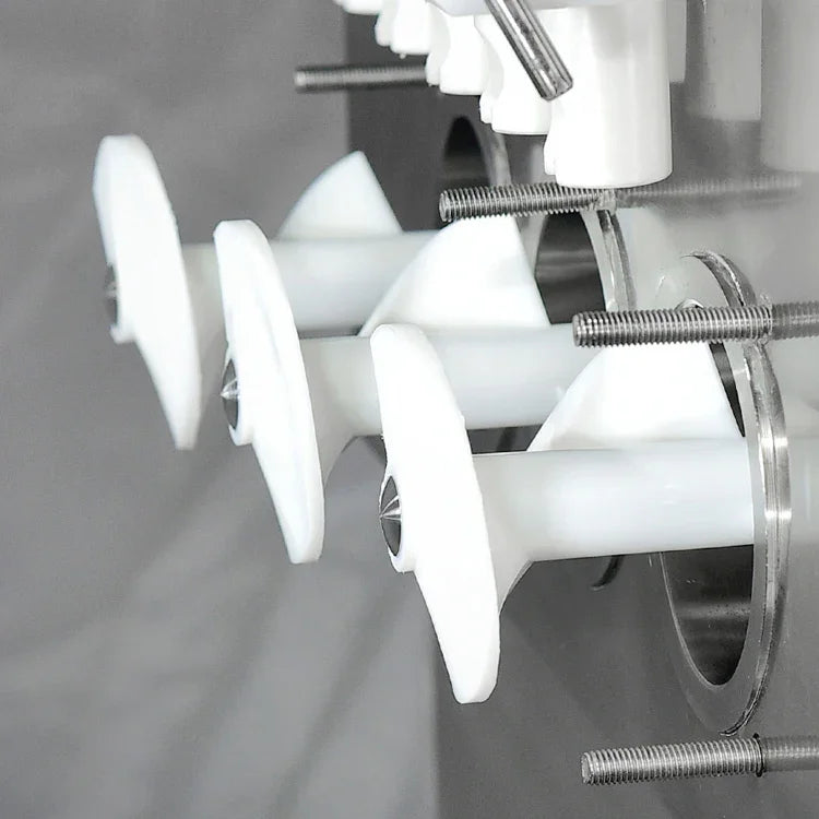 Kolice soft serve machine upper hoppers and precooling system