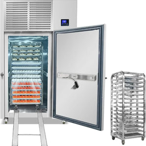 Kolice Heavy Duty 30 Trays Blast Flash Chiller temperature with Trolley, Blast Freezer, shock Cabinets, Chest Freezer with