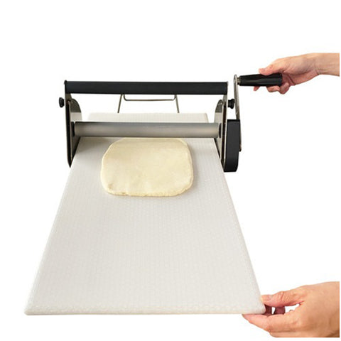 Mini pastry portable hand manual pizza dough sheeter roller shelter press flattener sheeter laminator machine