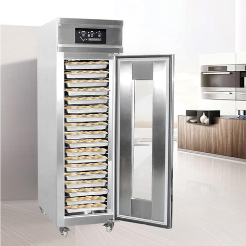 Kolice Commercial Dough Proofer, 635L Capacity, 18 Trays 18"x26", -22°C to 45°C, 4-in-1 Freezing Fermentation Proofing