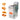 Each Delivering 30,000 BTU/H Commercial 40lbs Liquid Propane Gas Fryer with 3 Tube Burners