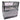 10 Pans Ice Cream Showcase Display Freezer pozzeti Cooler-White Color,Cool Air Convection Design,Auto Defrost, Anti-Fog Glass,LED light - Kolice