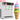 Kolice Desktop 5 Flavors Soft Serve Ice Cream Machine maker ETL 5 Different Discharge Nozzles Upper Tanks Refrigerated Transparent Dispenser Set