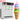 Desktop 5 Flavors Soft Serve Ice Cream Machine maker ETL 5 Different Discharge Nozzles Upper Tanks Refrigerated Transparent Dispenser Set