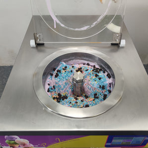 Kolice NOUVELLE machine commerciale à glace aux fruits frais, machine à crème glacée dure, congélateur par lots, machine à crème glacée dure, équipement de collation Alimentation verticale + mélange pour restaurant, hôtel, bars 