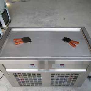 38.60"x20.50" big rectangle flat pan fried ice cream rolled machine roll ice cream machine-transparent sneeze guard