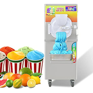 ETL Water Ice Machine, Italian Ice Machine,Dairyfree Healthy and Nutritious Fresh Fruits Italian Water Vegan Gelato Hard Sorbet Ice cream Machine