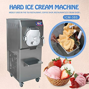 Kolice Heavy Duty ETL Certificate Commercial Gelato Hard ice Cream Machine,Italian water Ice Cream Machine,12-15 Gal/Hour