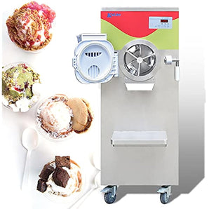 Kolice Commercial Italian Water Ice Machine Gelato Hard ice Cream Machine Ice Cream Maker Batch Freezer for Cafe Restaurant Hotel Dessert Shop
