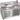 ETL 55cm 22 inches Double Round Pans Fried Ice Cream Roll Machine Yogurt - Auto Defrost Transparent Sneeze Guard - Kolice