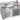 ETL 55cm 22 inches Double Round Pans Fried Ice Cream Roll Machine Yogurt - Auto Defrost Transparent Sneeze Guard