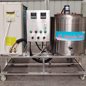 Pasteurisateur réfrigéré commercial de machine de pasteurisation de 100L avec la fonction de refroidissement pour l'équipement laitier de stérilisation de sauce de bière de jus de lait