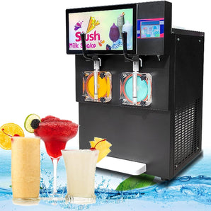 Frozen Margarita Machine Milkshake cocktail slushy Ice Slush Iced Coffee Iced Beer Bubble Tea Slushie machine with light box