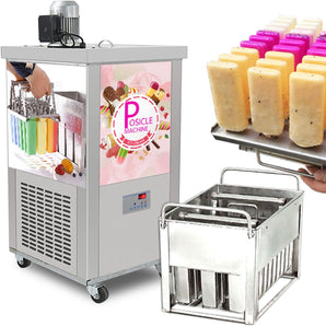 Ice Popsicle Machine ice bars Ice pops Maker Ice Lolly Machine Ice Lollipop Making Machine Single mold set 30 pcs/mold set 110ML each stick