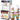 3 Flavors Soft Serve Ice Cream Machine Ice Cream Maker-ETL Certificate Full Transparent Dispenser Set Upper Tanks Refrigerated